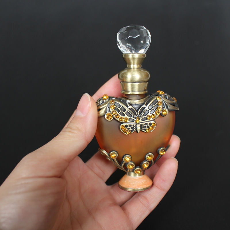 Vintage Essential Oil Glass Perfume